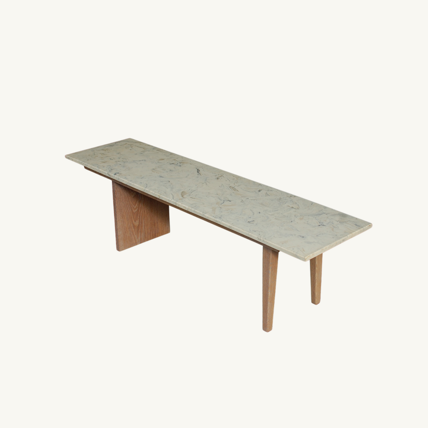Asymmetrical Marble Coffee Table