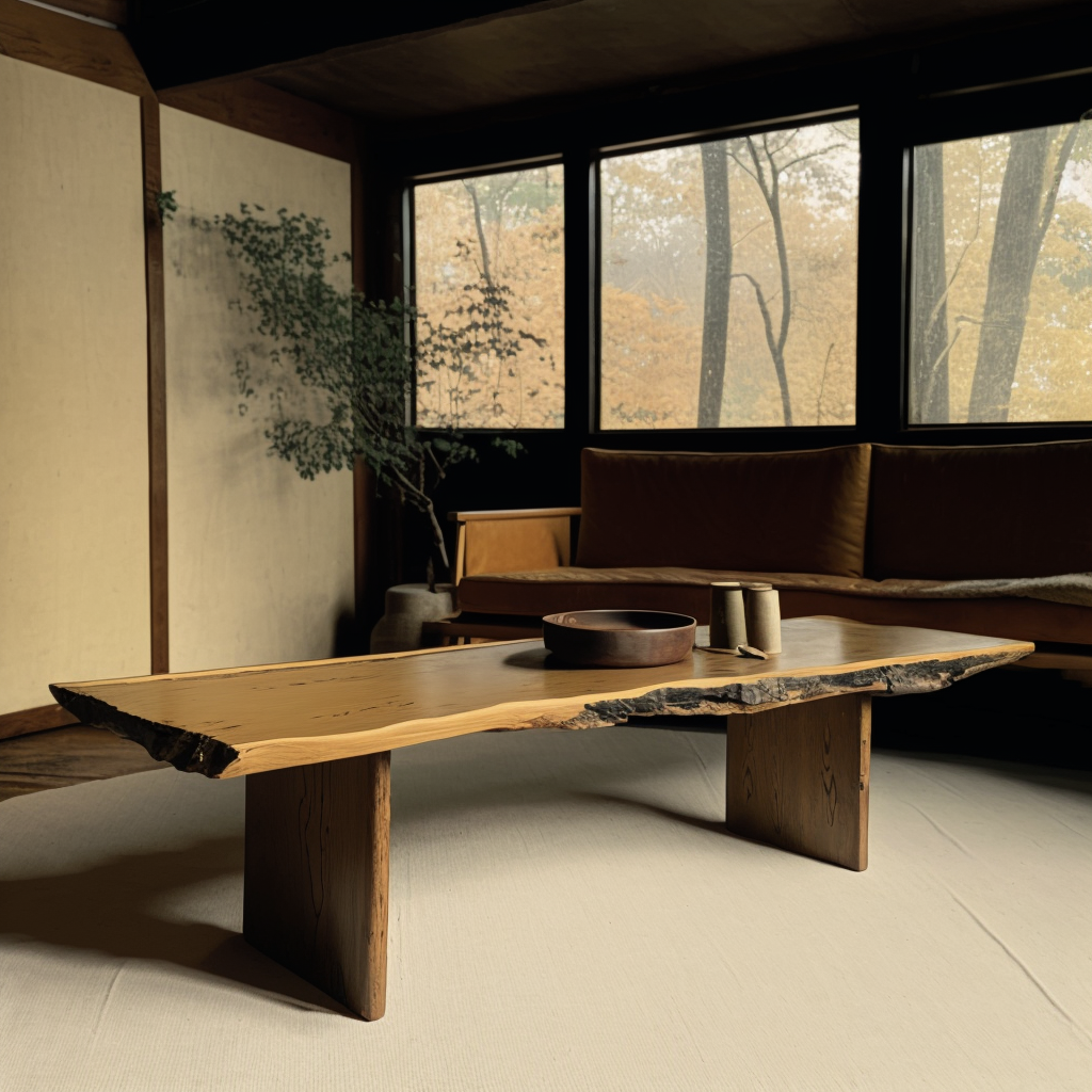 Japandi Wabi Sabi Coffee Table Nordlanda Furniture