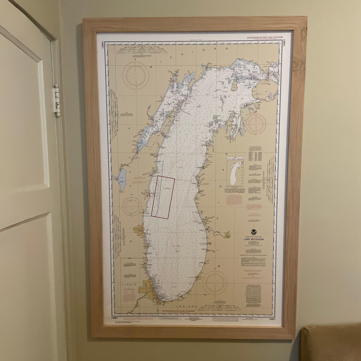 Lake Michigan Nautical Chart