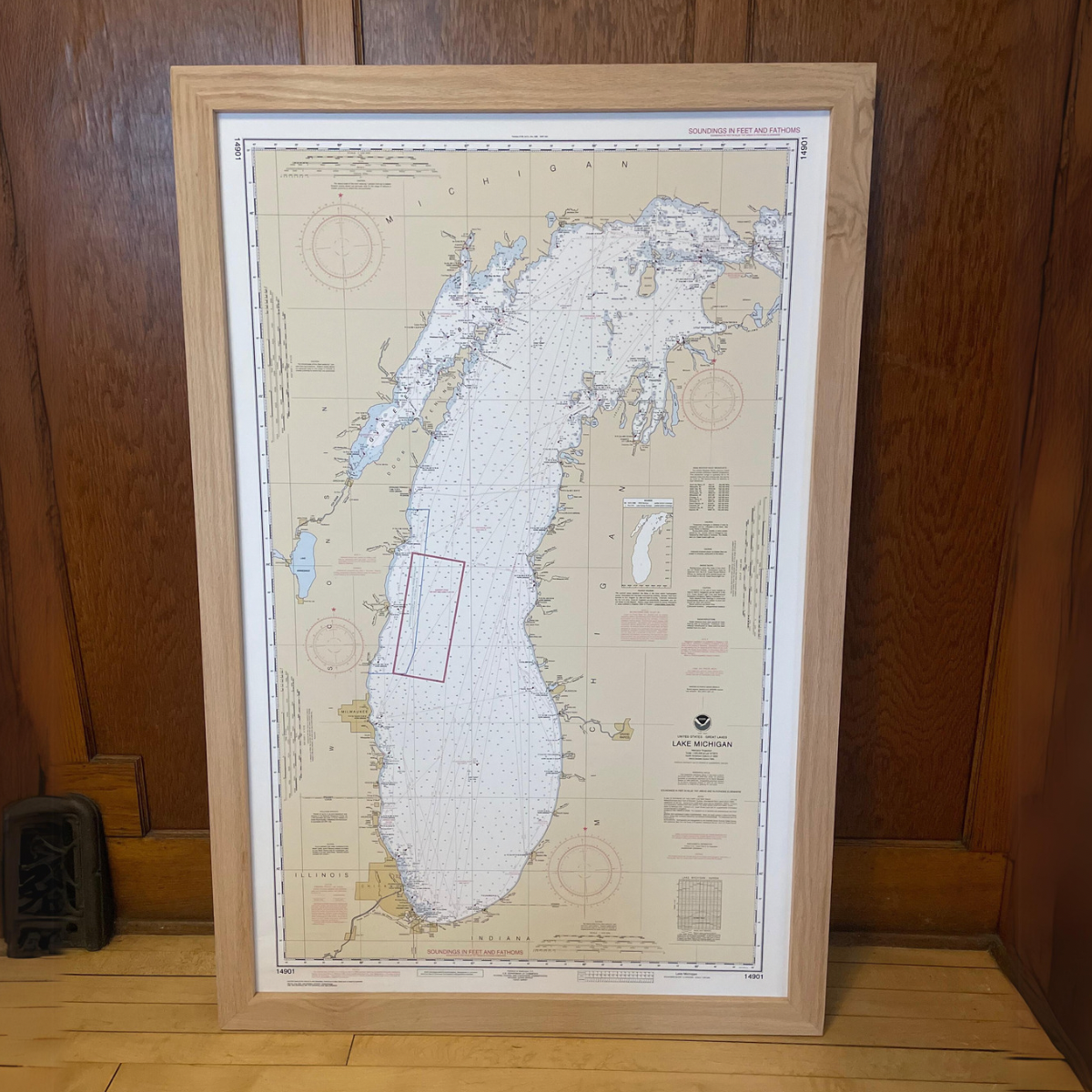 Lake Michigan Nautical Chart