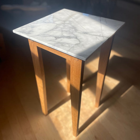 Marble Scandinavian Side Table