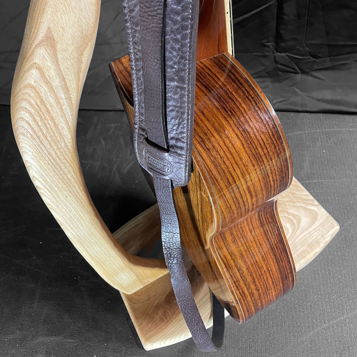 Wooden  Mid-Century Modern Guitar Stand